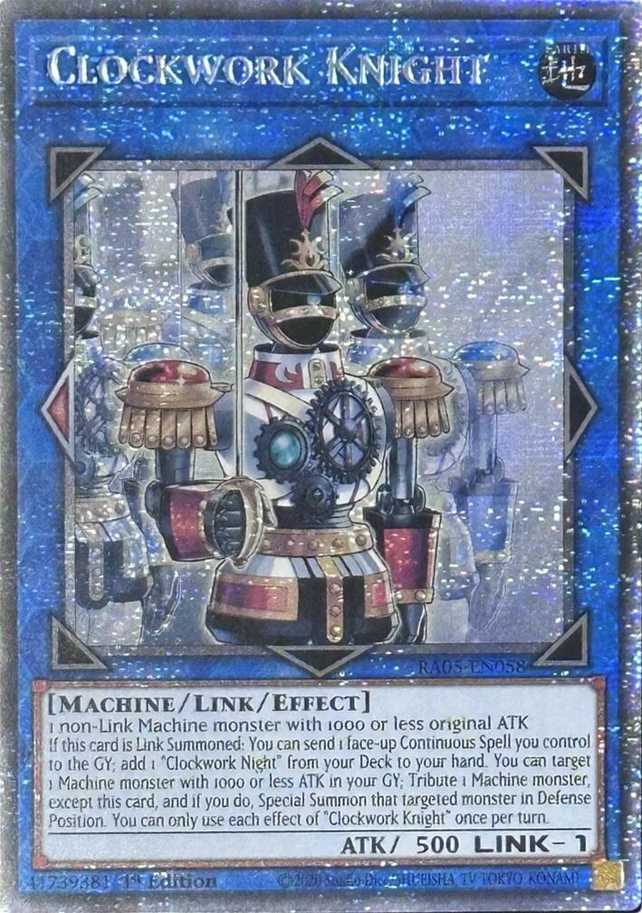 Clockwork Knight (Starlight Rare) [RA05-EN058] Starlight Rare | Black Swamp Games