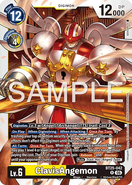 ClavisAngemon [BT25-042] [Dual Revolution] | Black Swamp Games