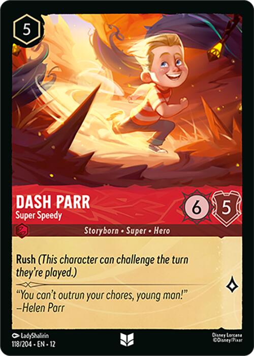 Dash Parr - Super Speedy (118/204) [Wilds Unknown] | Black Swamp Games