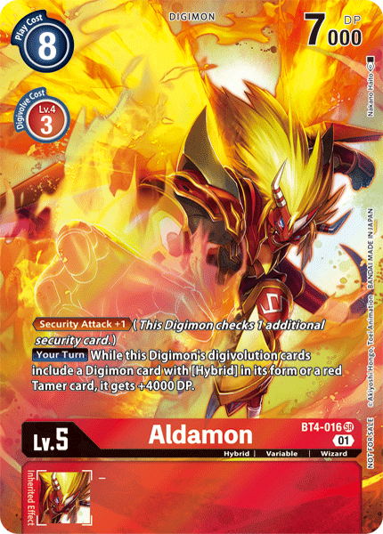 Aldamon [BT4-016] (1-Year Anniversary Box Topper) [Promotional Cards] | Black Swamp Games