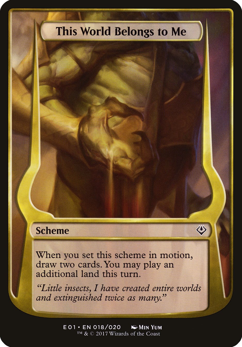 This World Belongs to Me (Schemes) [Archenemy: Nicol Bolas Schemes] | Black Swamp Games