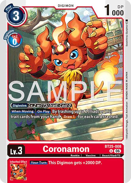 Coronamon [BT25-008] [Dual Revolution] | Black Swamp Games