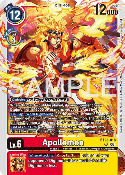 Apollomon [BT25-018] [Dual Revolution] | Black Swamp Games