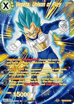 Vegeta, Unison of Fury (Premium Alt-Art Set 2026 Vol.1) (EX12-02) [Tournament Promotion Cards] | Black Swamp Games