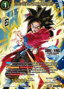SS4 Son Goku, Cross-Dimensional Fighting Spirit (2026 Championship Regionals Top 16) (BT22-116) [Tournament Promotion Cards] | Black Swamp Games