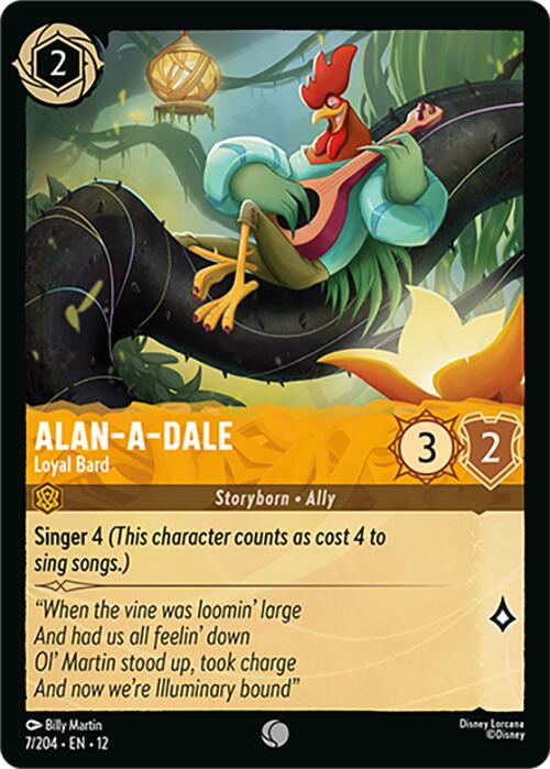 Alan-a-Dale - Loyal Bard (7/204) [Wilds Unknown] | Black Swamp Games