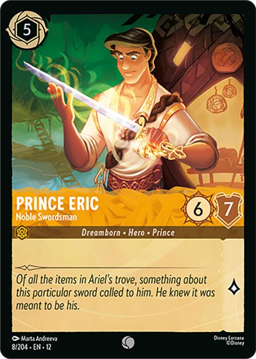 Prince Eric - Noble Swordsman (8/204) [Wilds Unknown] | Black Swamp Games
