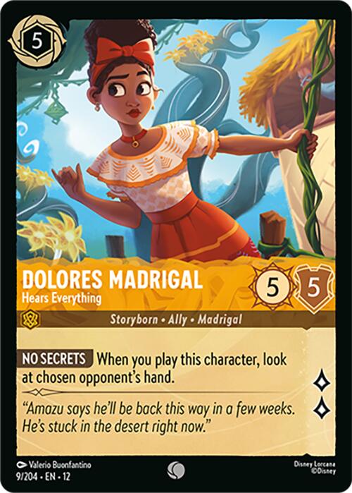 Dolores Madrigal - Hears Everything (9/204) [Wilds Unknown] | Black Swamp Games