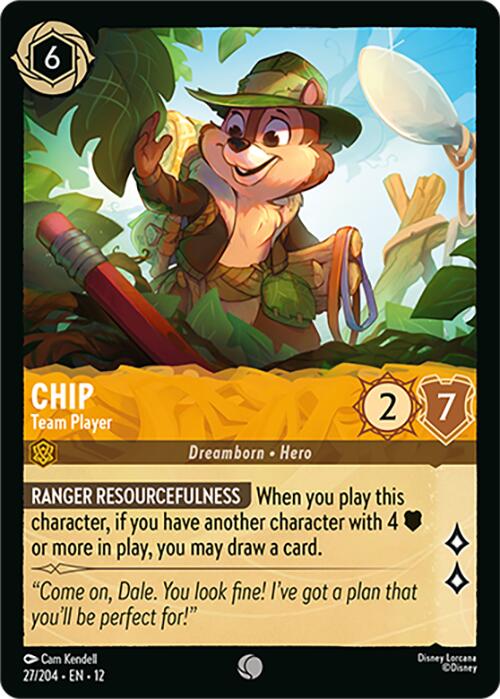 Chip - Team Player (27/204) [Wilds Unknown] | Black Swamp Games
