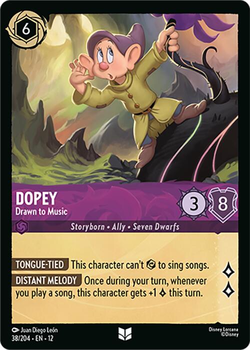 Dopey - Drawn to Music (38/204) [Wilds Unknown] | Black Swamp Games