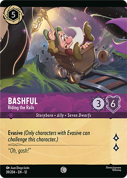 Bashful - Riding the Rails (Foil) (39/204) [Wilds Unknown] | Black Swamp Games