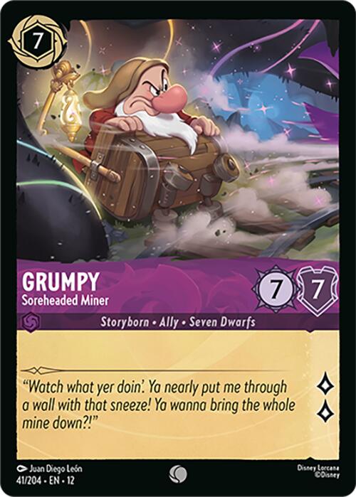 Grumpy - Soreheaded Miner (41/204) [Wilds Unknown] | Black Swamp Games