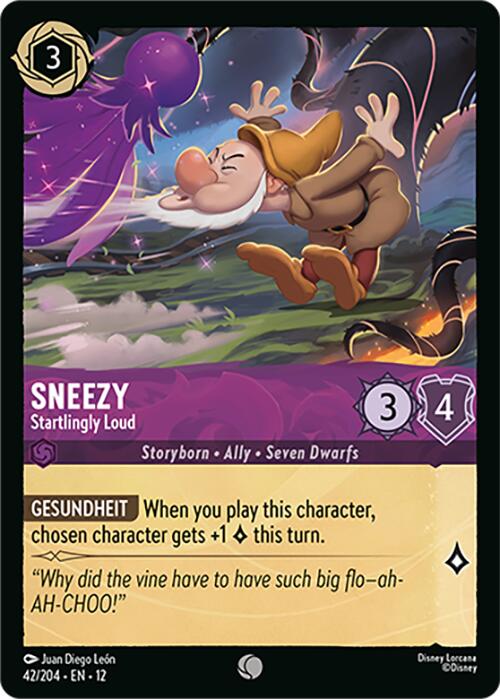 Sneezy - Startlingly Loud (42/204) [Wilds Unknown] | Black Swamp Games
