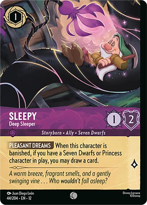 Sleepy - Deep Sleeper (Foil) (44/204) [Wilds Unknown] | Black Swamp Games