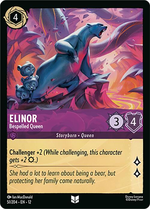 Elinor - Bespelled Queen (51/204) [Wilds Unknown] | Black Swamp Games