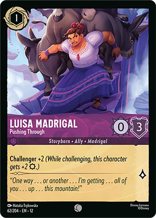 Luisa Madrigal - Pushing Through (62/204) [Wilds Unknown] | Black Swamp Games