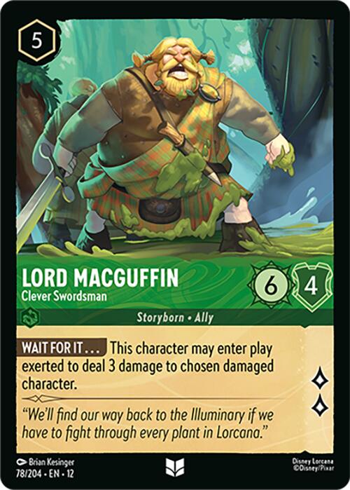 Lord MacGuffin - Clever Swordsman (78/204) [Wilds Unknown] | Black Swamp Games