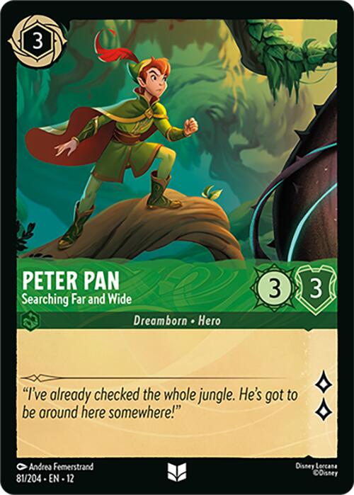 Peter Pan - Searching Far and Wide (81/204) [Wilds Unknown] | Black Swamp Games