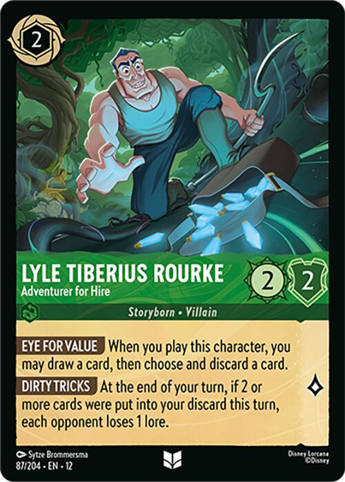 Lyle Tiberius Rourke - Adventurer for Hire (87/204) [Wilds Unknown] | Black Swamp Games