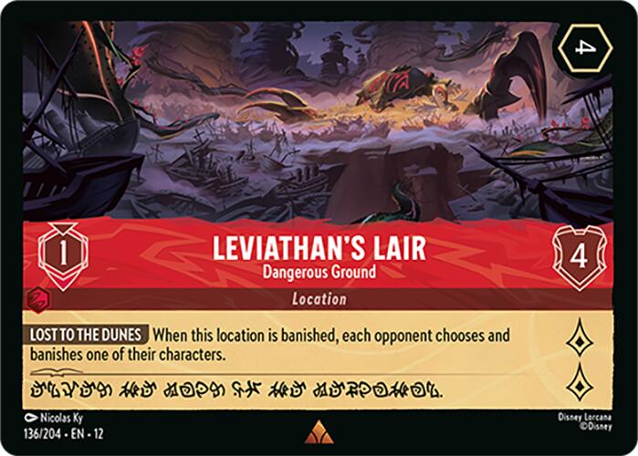 Leviathan's Lair - Dangerous Ground (136/204) [Wilds Unknown] | Black Swamp Games