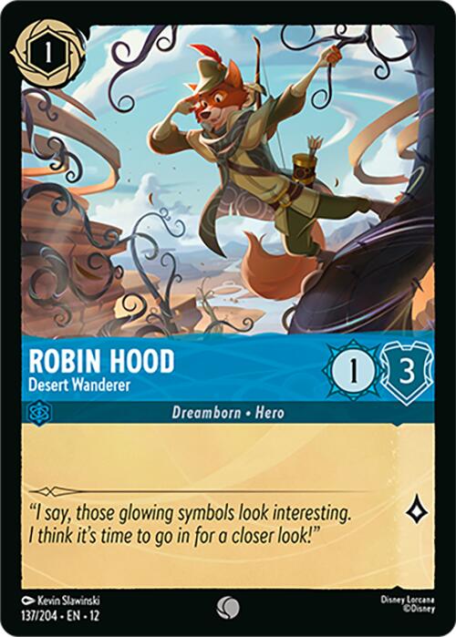 Robin Hood - Desert Wanderer (137/204) [Wilds Unknown] | Black Swamp Games