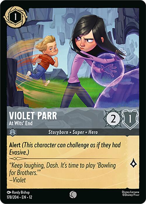 Violet Parr - At Wits' End (178/204) [Wilds Unknown] | Black Swamp Games