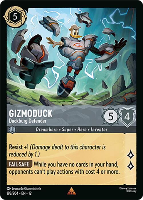Gizmoduck - Duckburg Defender (193/204) [Wilds Unknown] | Black Swamp Games