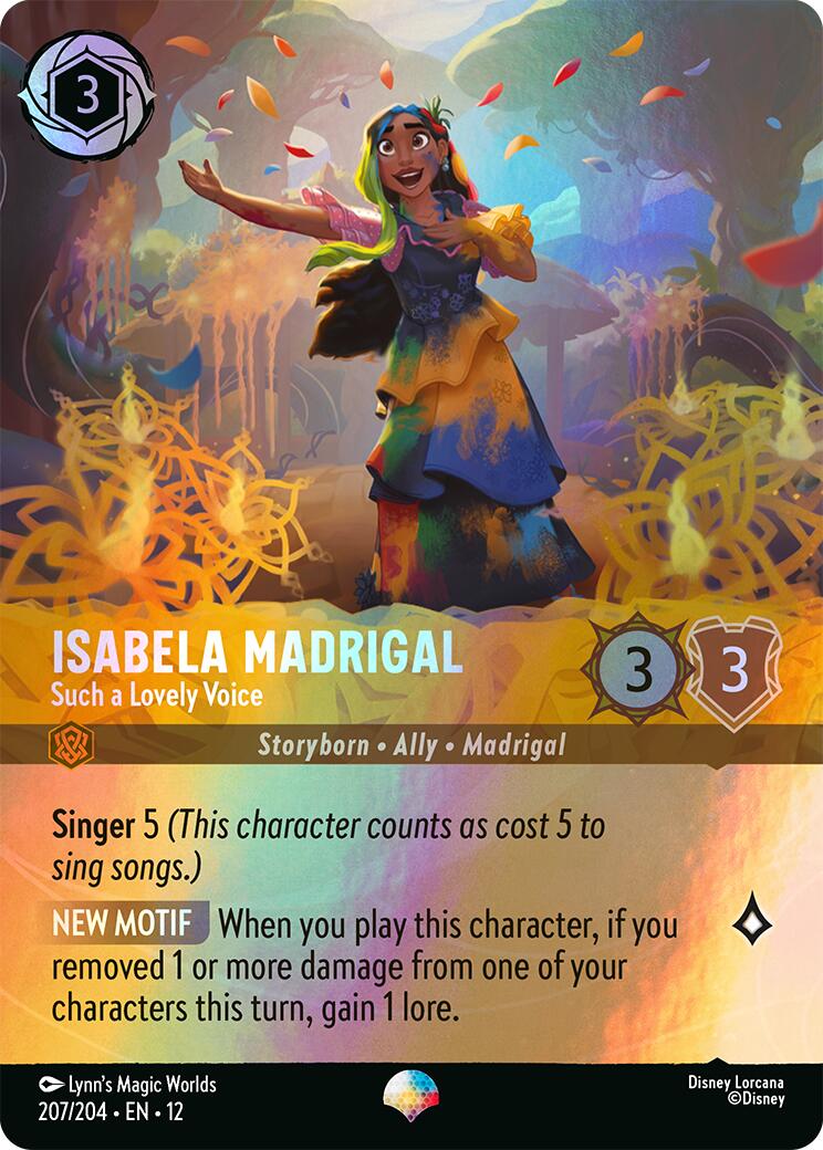 Isabela Madrigal - Such a Lovely Voice (Epic) (207/204) [Wilds Unknown] | Black Swamp Games