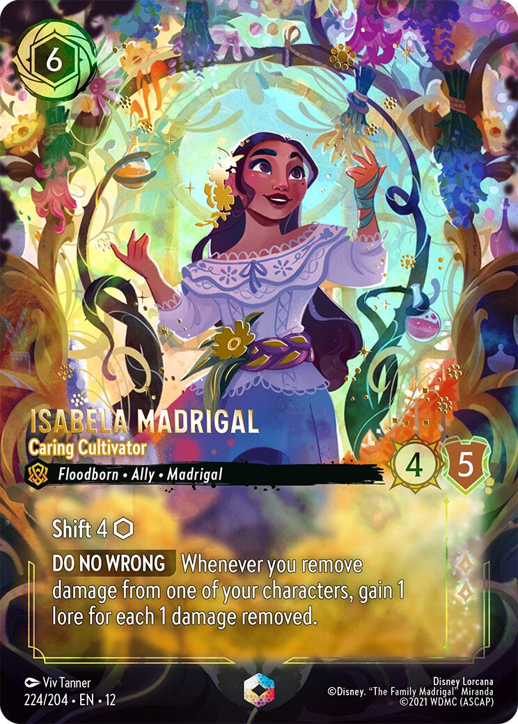 Isabela Madrigal - Caring Cultivator (Enchanted) (224/204) [Wilds Unknown] | Black Swamp Games