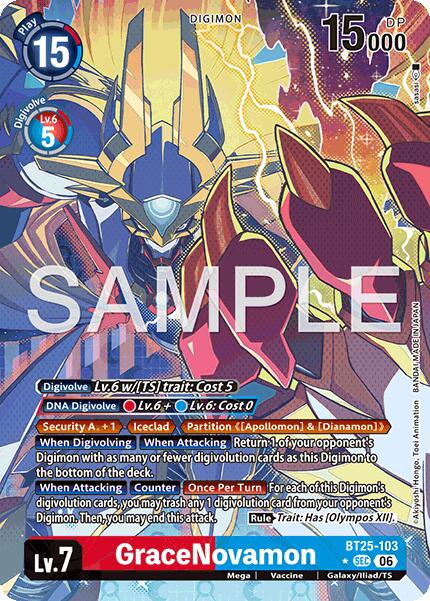 GraceNovamon [BT25-103] (Alternate Art) [Dual Revolution] | Black Swamp Games
