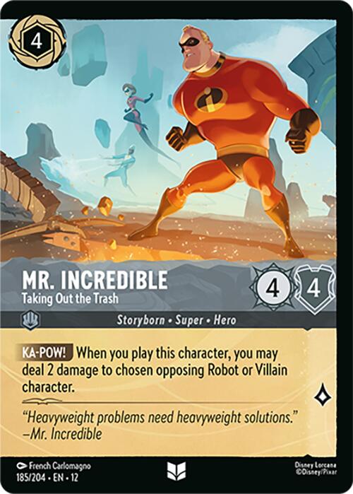 Mr. Incredible - Taking Out the Trash (Foil) (185/204) [Wilds Unknown] | Black Swamp Games