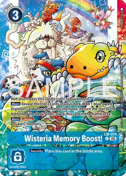 Wisteria Memory Boost! [LM-034] (Alternate Art) [Starter Deck: Beatbreak] | Black Swamp Games