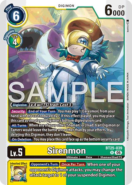 Sirenmon [BT25-039] [Dual Revolution] | Black Swamp Games
