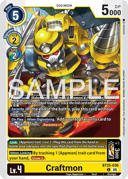 Craftmon [BT25-036] [Dual Revolution] | Black Swamp Games