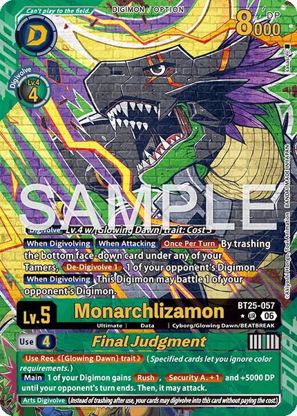 Monarchlizamon // Final Judgement [BT25-057] (Alternate Art) [Dual Revolution] | Black Swamp Games
