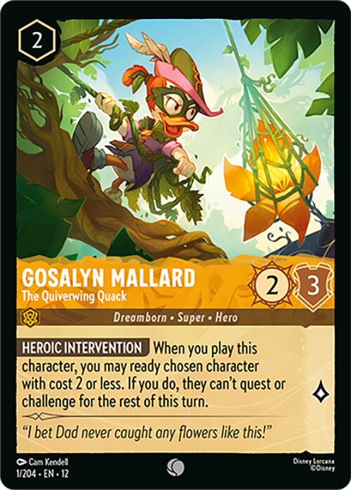 Gosalyn Mallard - The Quiverwing Quack (1/204) [Wilds Unknown] | Black Swamp Games