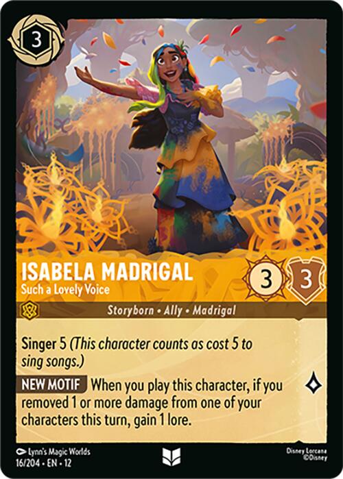 Isabela Madrigal - Such a Lovely Voice (16/204) [Wilds Unknown] | Black Swamp Games