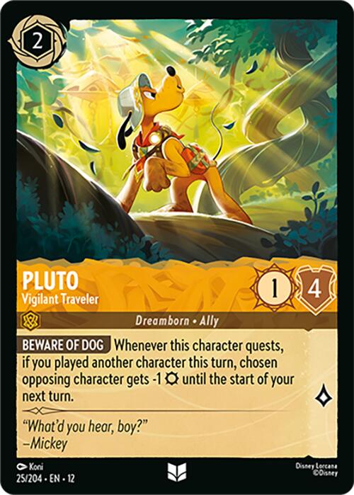 Pluto - Vigilant Traveler (25/204) [Wilds Unknown] | Black Swamp Games