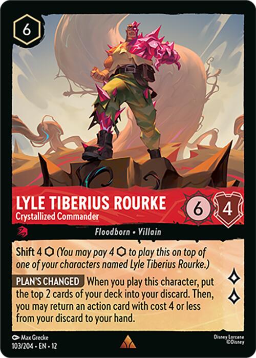 Lyle Tiberius Rourke - Crystallized Commander (103/204) [Wilds Unknown] | Black Swamp Games
