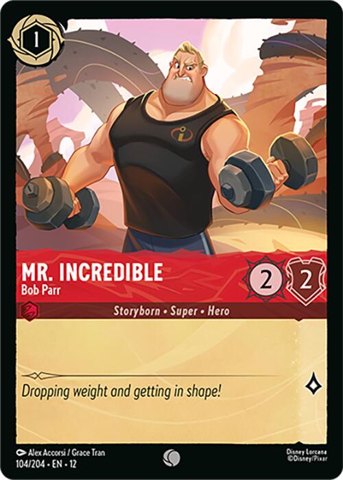 Mr. Incredible - Bob Parr (104/204) [Wilds Unknown] | Black Swamp Games