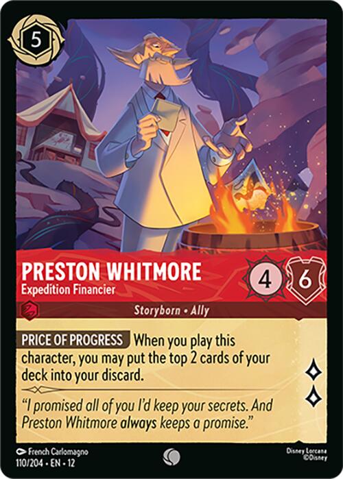 Preston Whitmore - Expedition Financier (110/204) [Wilds Unknown] | Black Swamp Games