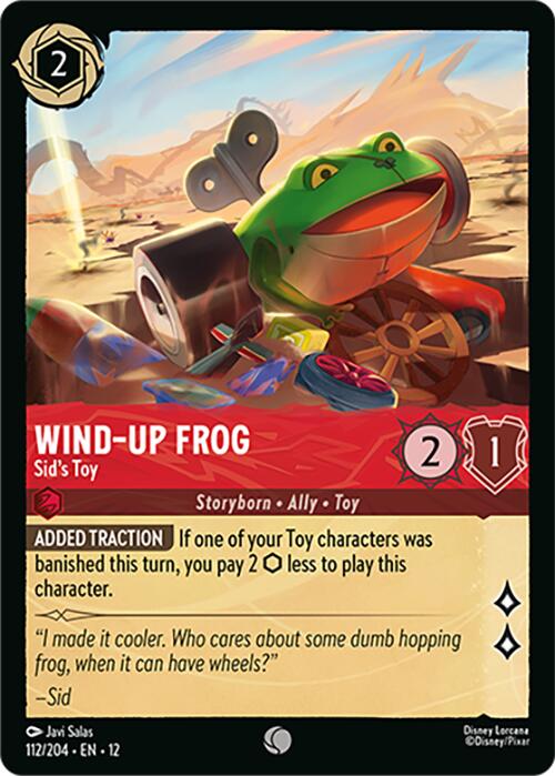 Wind-Up Frog - Sid's Toy (112/204) [Wilds Unknown] | Black Swamp Games