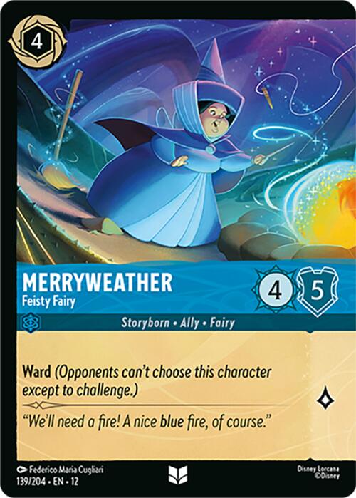 Merryweather - Feisty Fairy (Foil) (139/204) [Wilds Unknown] | Black Swamp Games