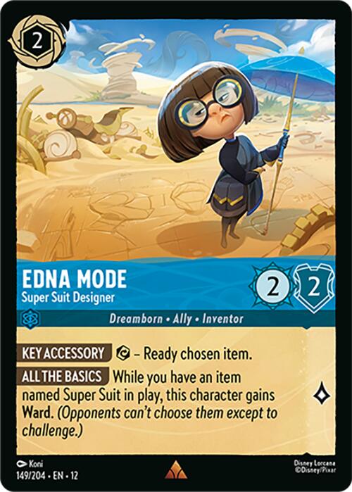 Edna Mode - Super Suit Designer (149/204) [Wilds Unknown] | Black Swamp Games