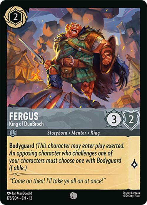 Fergus - King of DunBroch (175/204) [Wilds Unknown] | Black Swamp Games