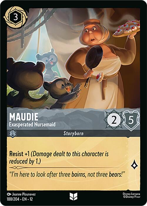 Maudie - Exasperated Nursemaid (188/204) [Wilds Unknown] | Black Swamp Games
