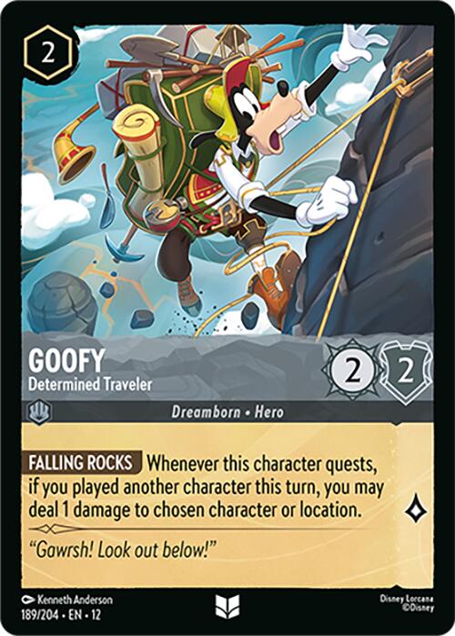 Goofy - Determined Traveler (189/204) [Wilds Unknown] | Black Swamp Games