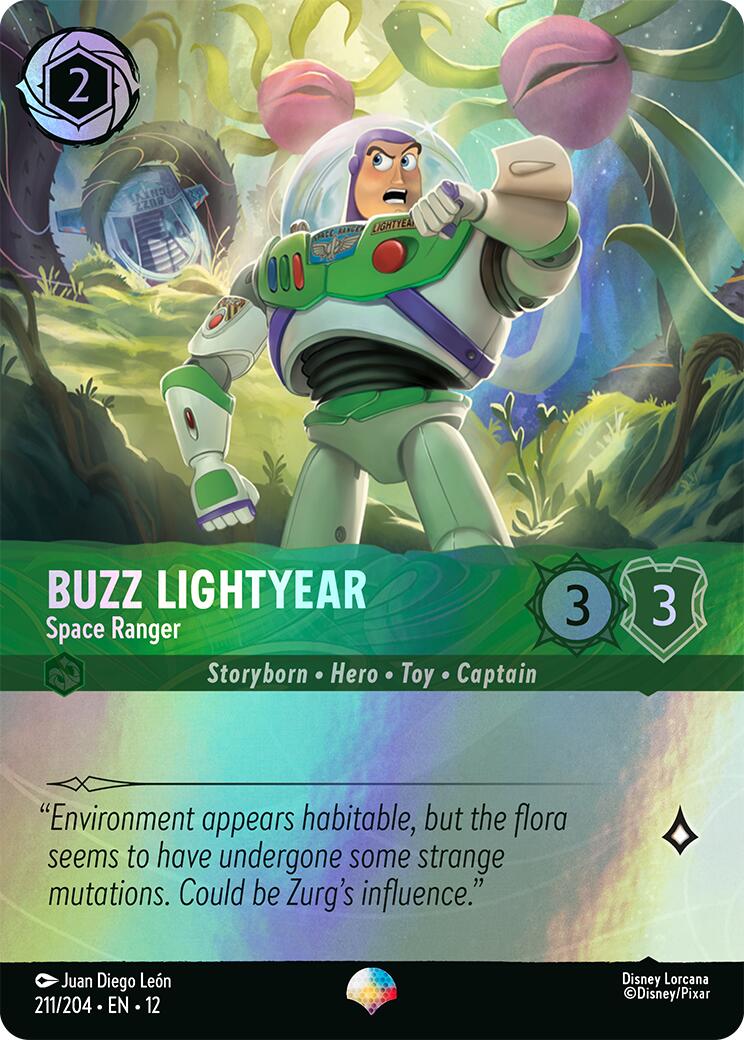 Buzz Lightyear - Space Ranger (Epic) (211/204) [Wilds Unknown] | Black Swamp Games