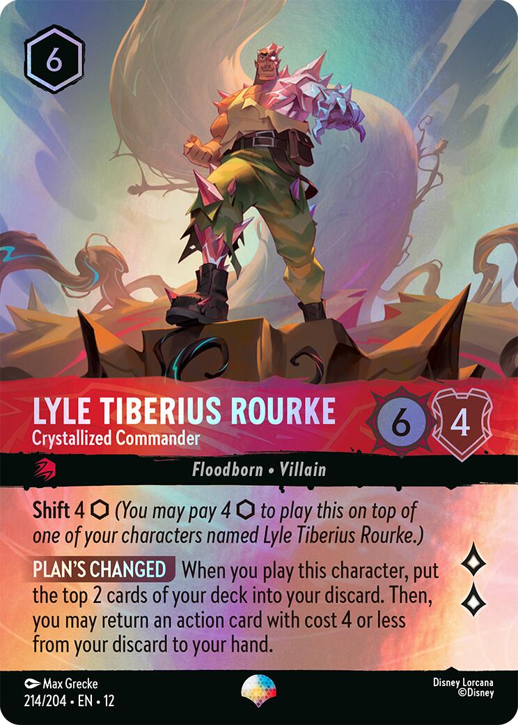 Lyle Tiberius Rourke - Crystallized Commander (Epic) (214/204) [Wilds Unknown] | Black Swamp Games