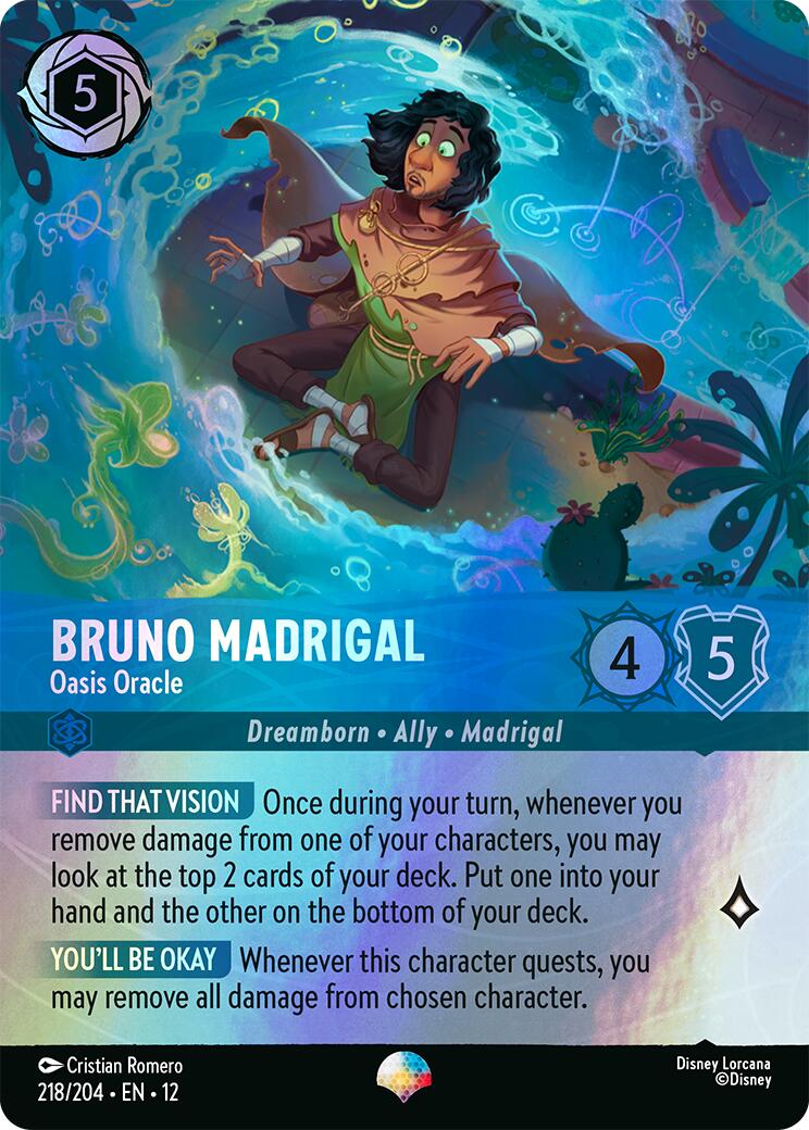 Bruno Madrigal - Oasis Oracle (Epic) (218/204) [Wilds Unknown] | Black Swamp Games